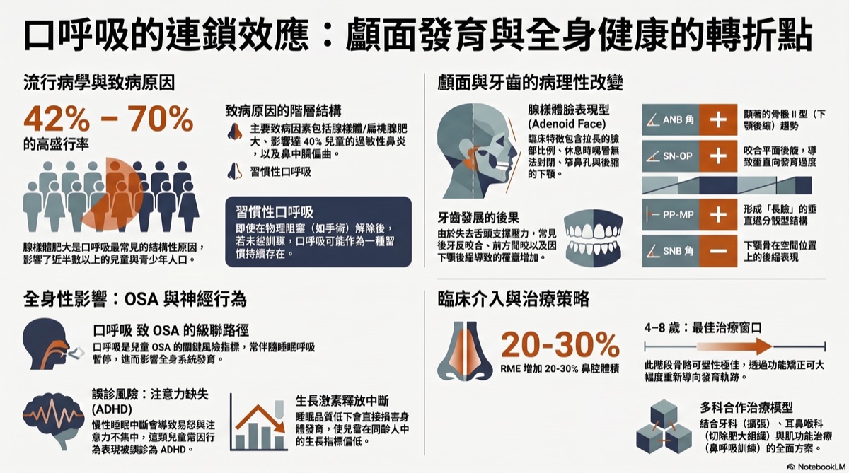 口呼吸 資訊圖
