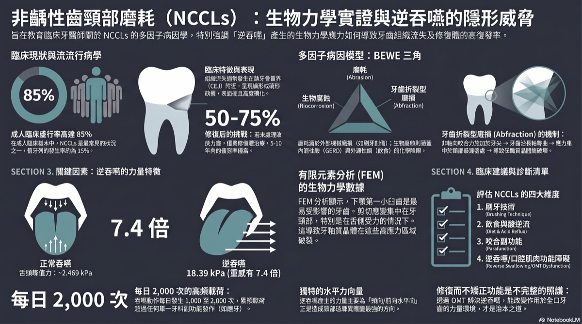 非齲性齒頸部磨耗 資訊圖