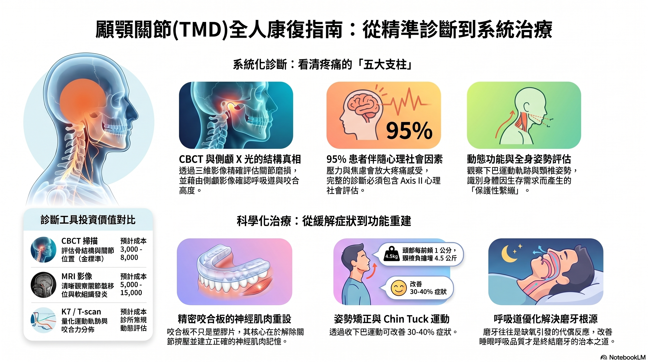 顳顎關節全人康復指南 資訊圖